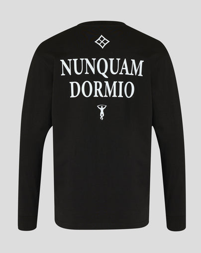 UNISEX 25/26 NUNQUAM DORMIO LONG SLEEVE SHIRT- BLACK