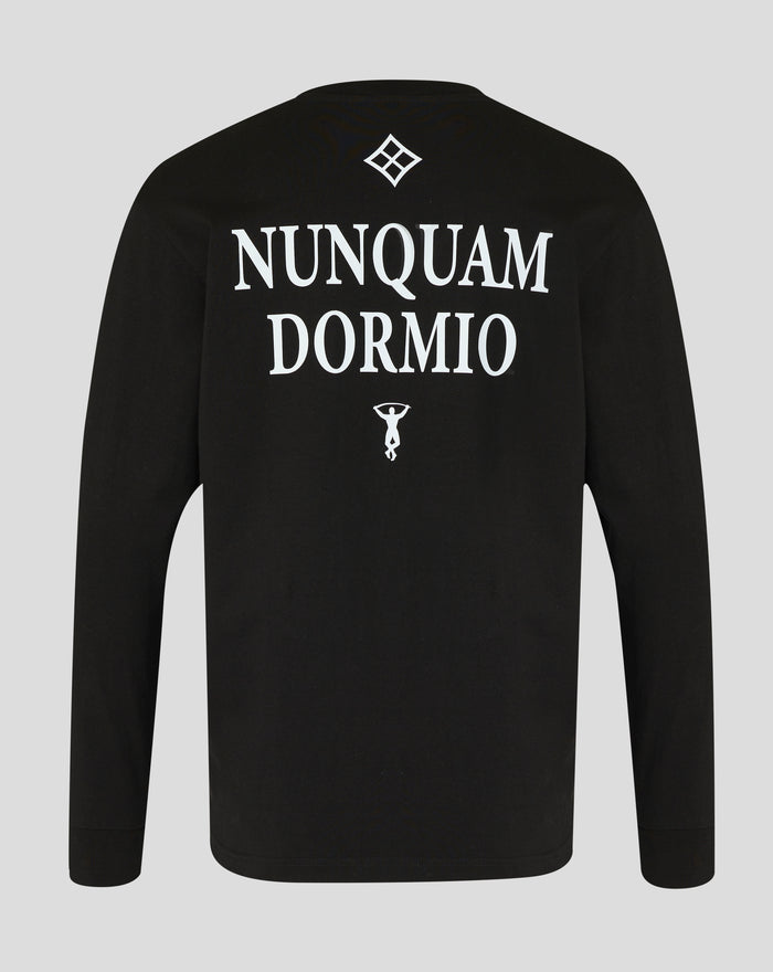 UNISEX NUNQUAM DORMIO LONG SLEEVE SHIRT- BLACK