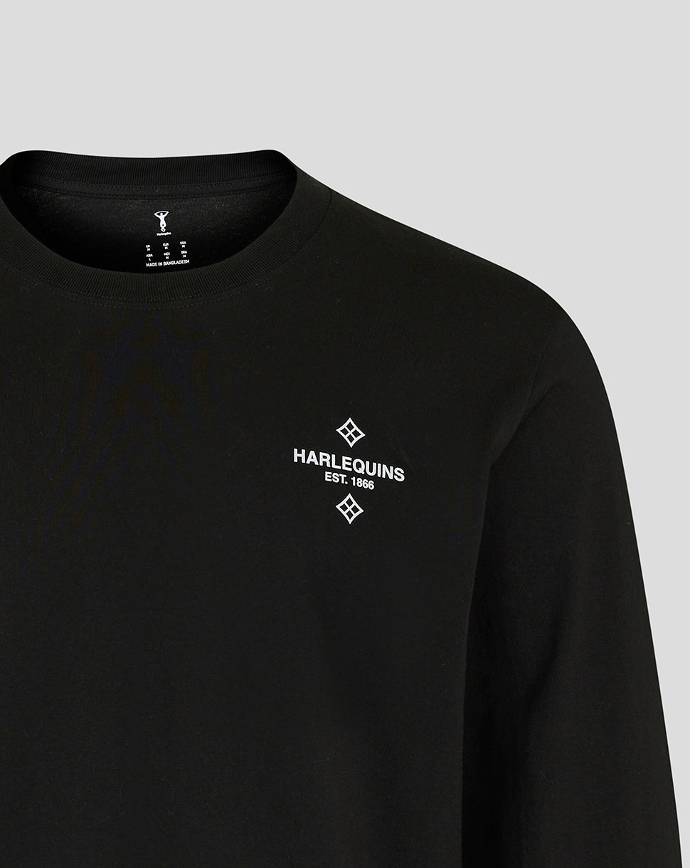 UNISEX 25/26 NUNQUAM DORMIO LONG SLEEVE SHIRT- BLACK