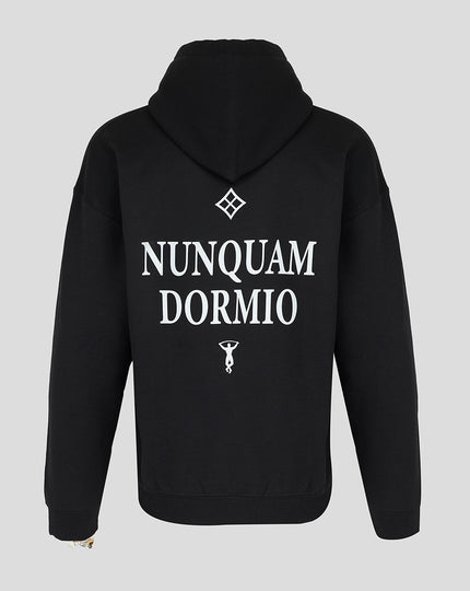 UNISEX 25/26 NUNQUAM DORMIO HOODIE - BLACK