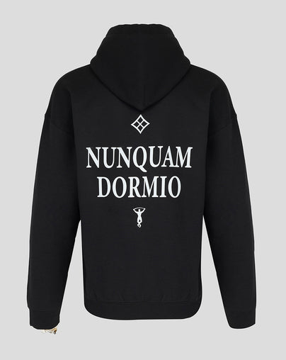 UNISEX 25/26 NUNQUAM DORMIO HOODIE - BLACK