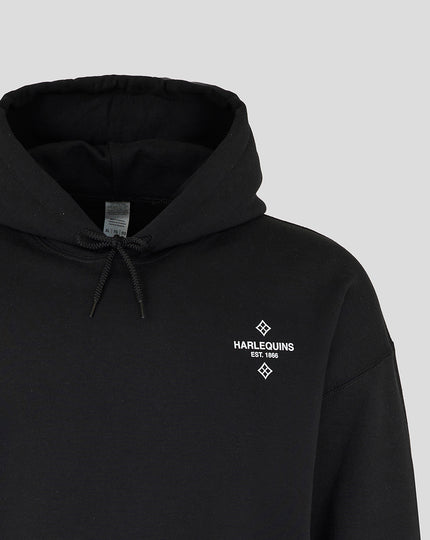 UNISEX 25/26 NUNQUAM DORMIO HOODIE - BLACK