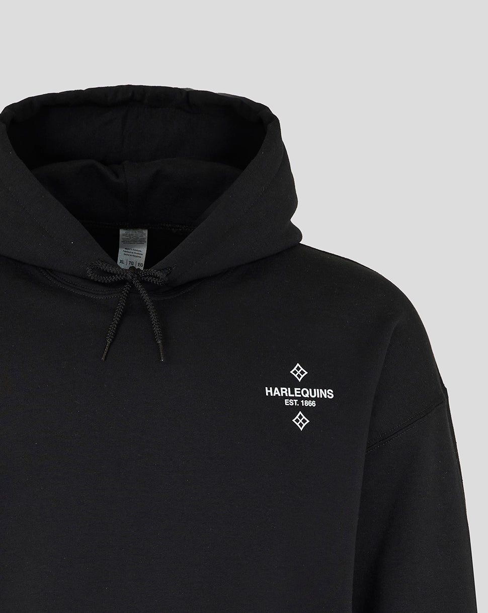 UNISEX 25/26 NUNQUAM DORMIO HOODIE - BLACK