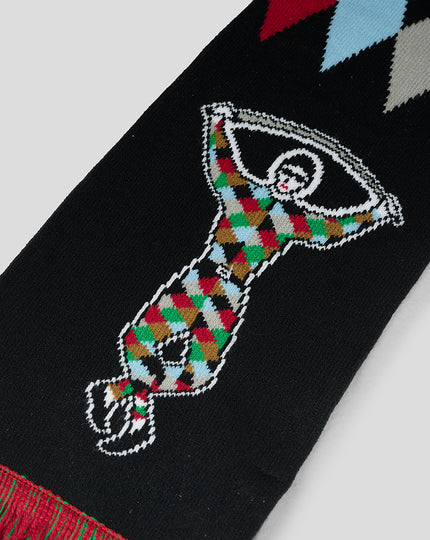 Knitted Harlequins Scarf