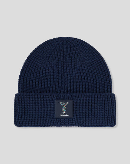 KNITTED BEANIE (RUBBER BADGE)