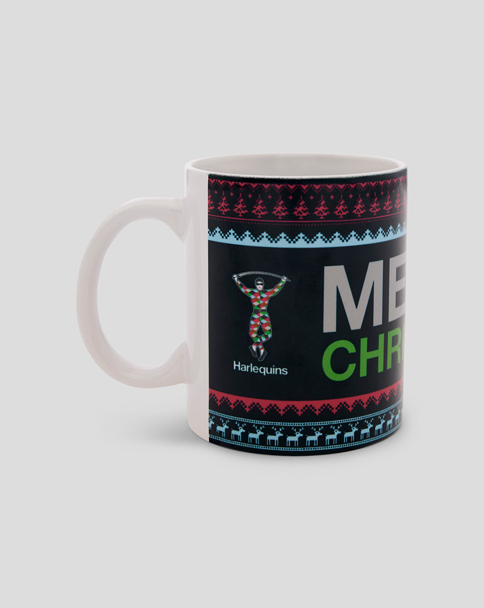 Harlequins Merry Christmas Mug