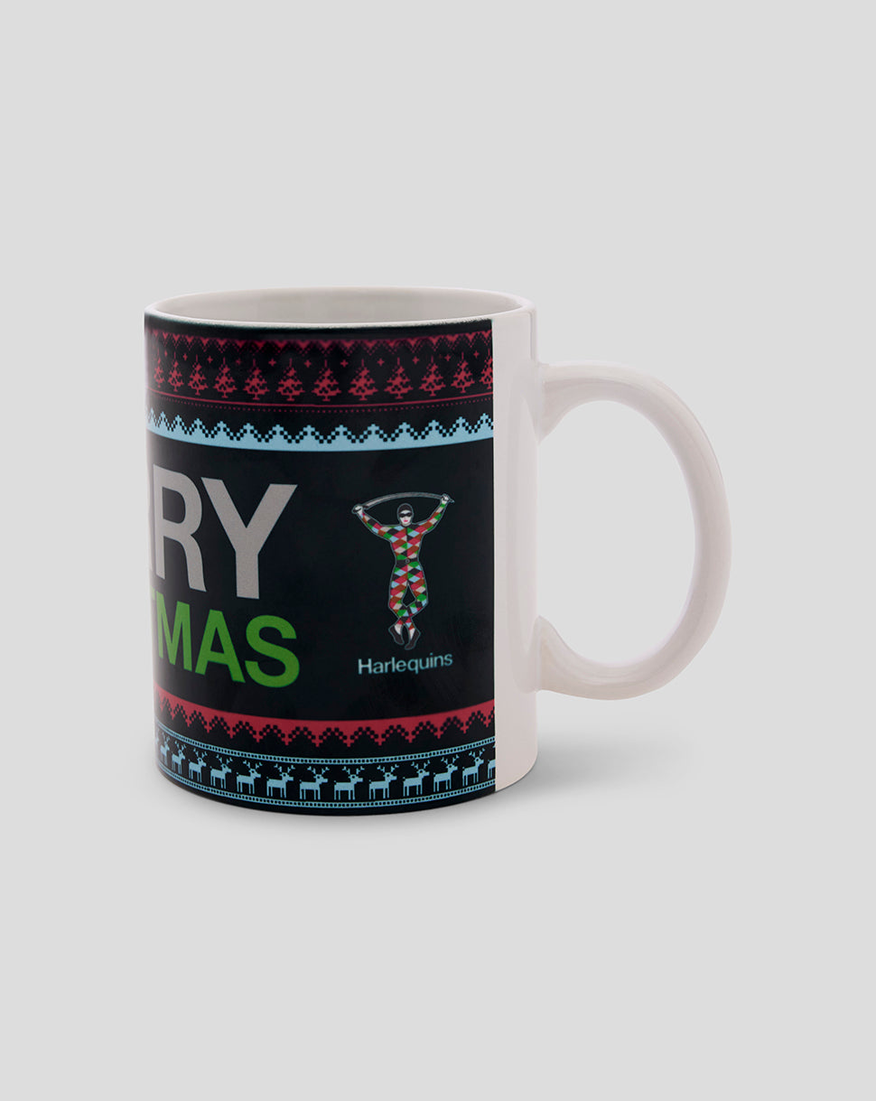 Harlequins Merry Christmas Mug