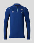 Navy Harlequins 1/4 zip top
