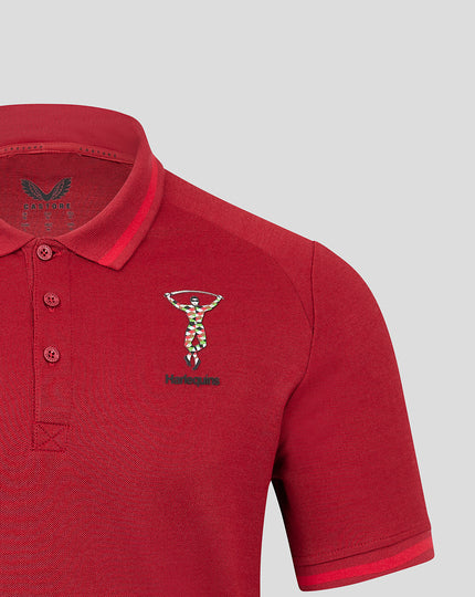 Men's Harlequins Polo - Red