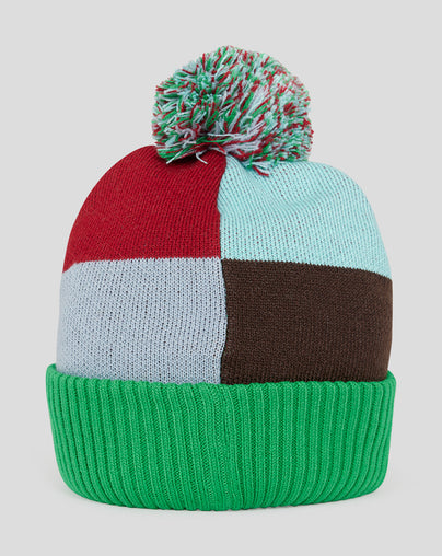 Knitted Quartered Bobble Hat